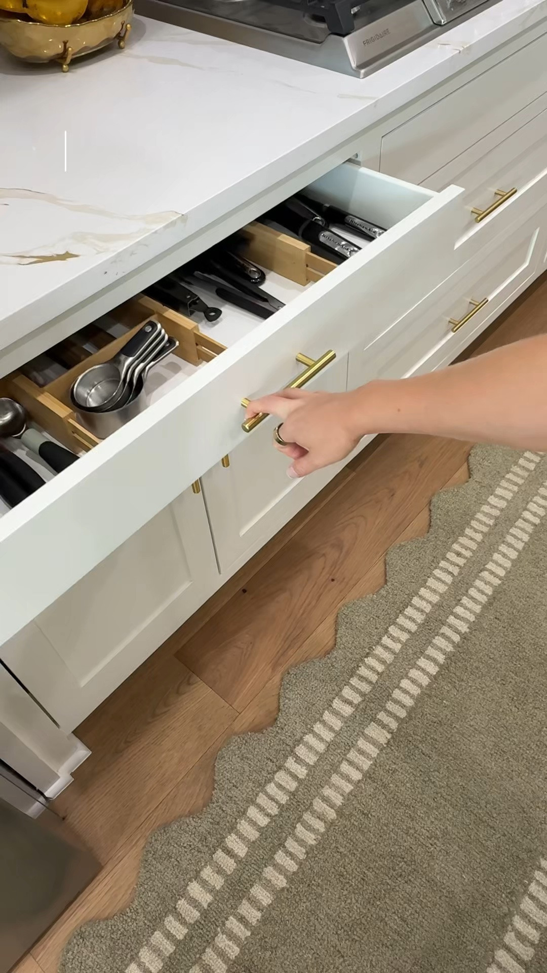 These bamboo drawer dividers completely transformed our kitchen drawers and I am obsessed 🤍 They are expandable so they fit any drawer size and come with labels which makes everything so easy to find. Linking them here — honestly one of the best Amazon finds I’ve come across for getting your kitchen organized.

#LTKSaleAlert #LTKHome