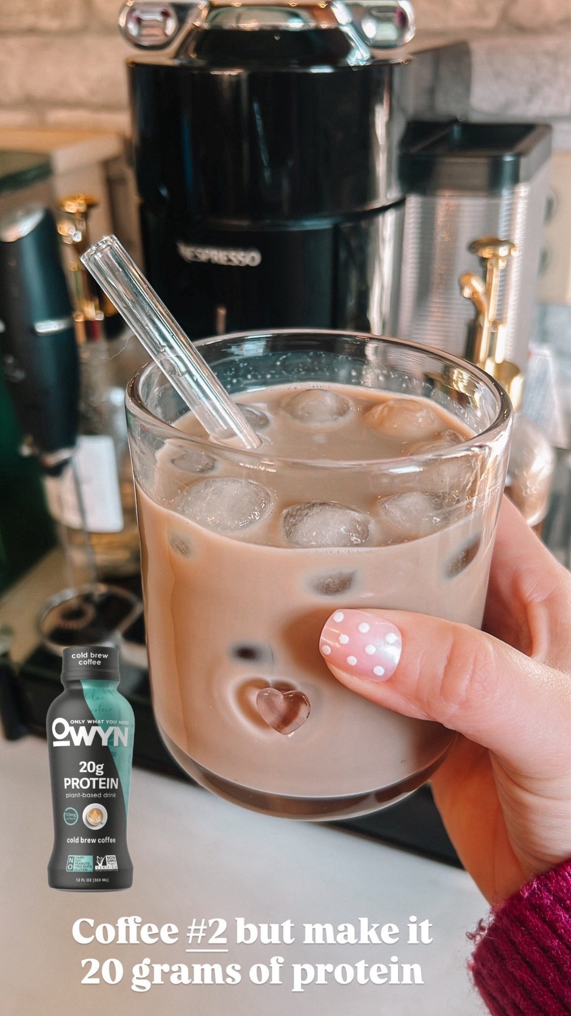 Little Afternoon Pick Me Up while still making sure I’m hitting my protein goals  ☺️ ☕️ 

#LTKdayinmylife #LTKmomlife