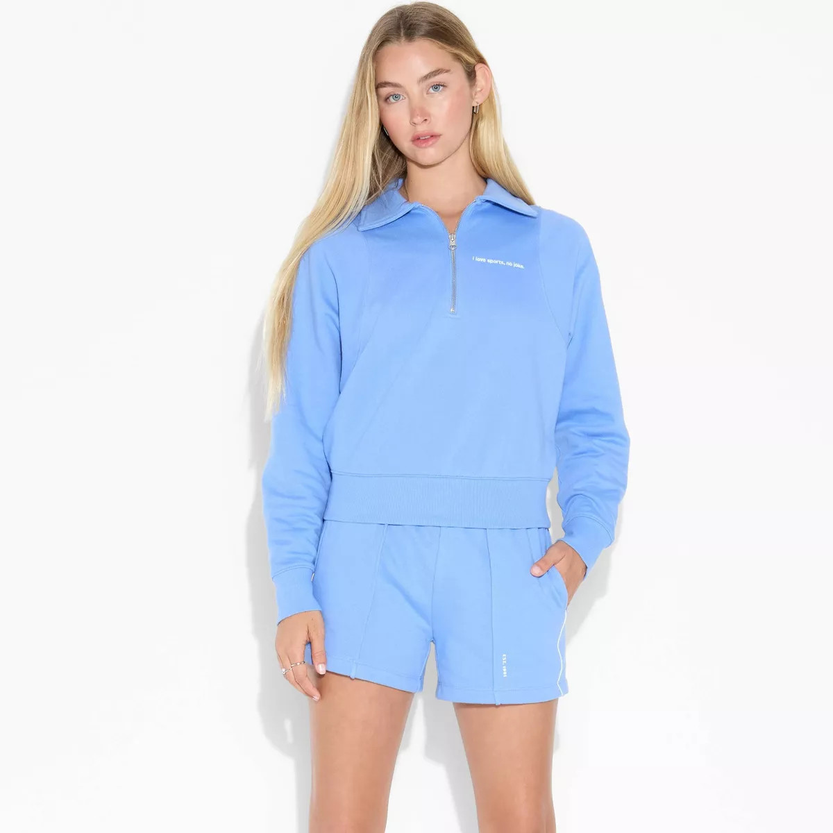 Women's Polo Collar Pullover Sweatshirt - Wild Fable™ | Target