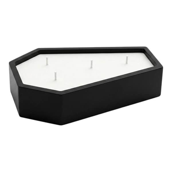 Halloween Coffin Candle Decor At Home, Black, Wood | At Home