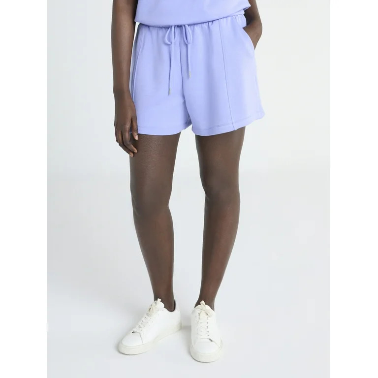 Scoop Women's and Women’s Plus Ultimate ScubaKnit Seamed Shorts, Sizes XS-4X | Walmart (US)