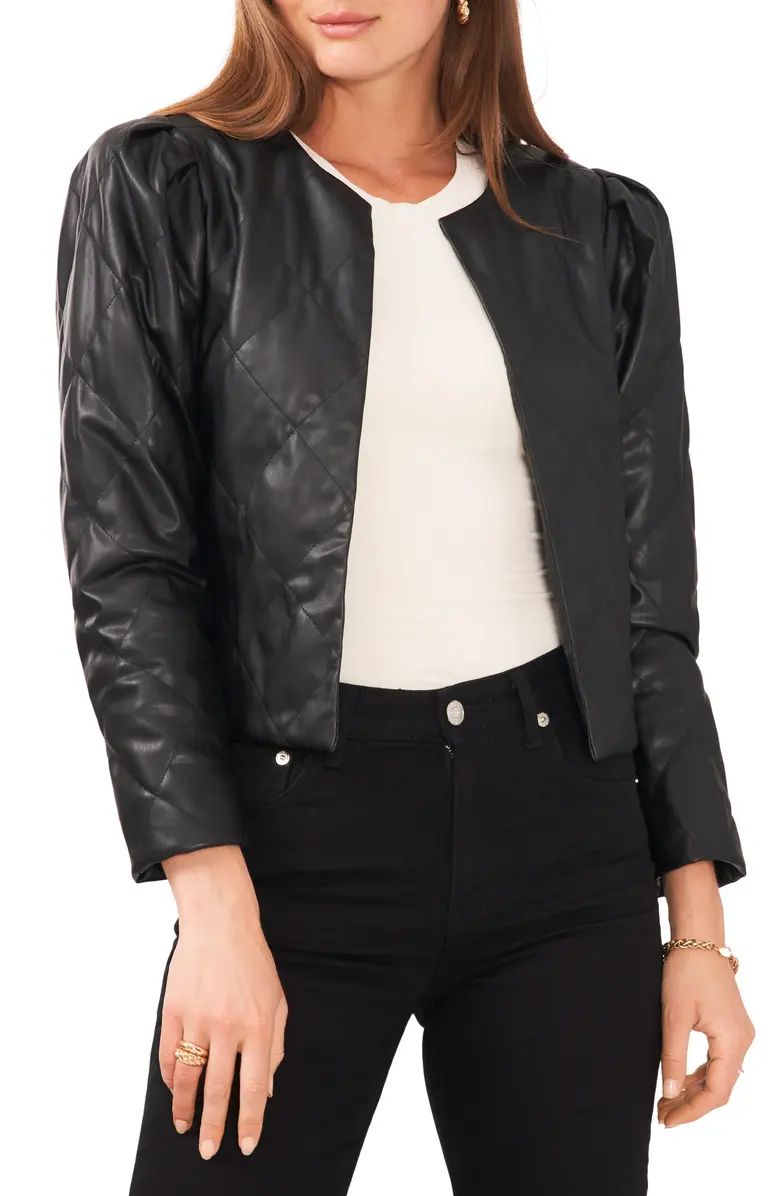 Vince Camuto Quilted Puff Sleeve Jacket | Nordstrom | Nordstrom