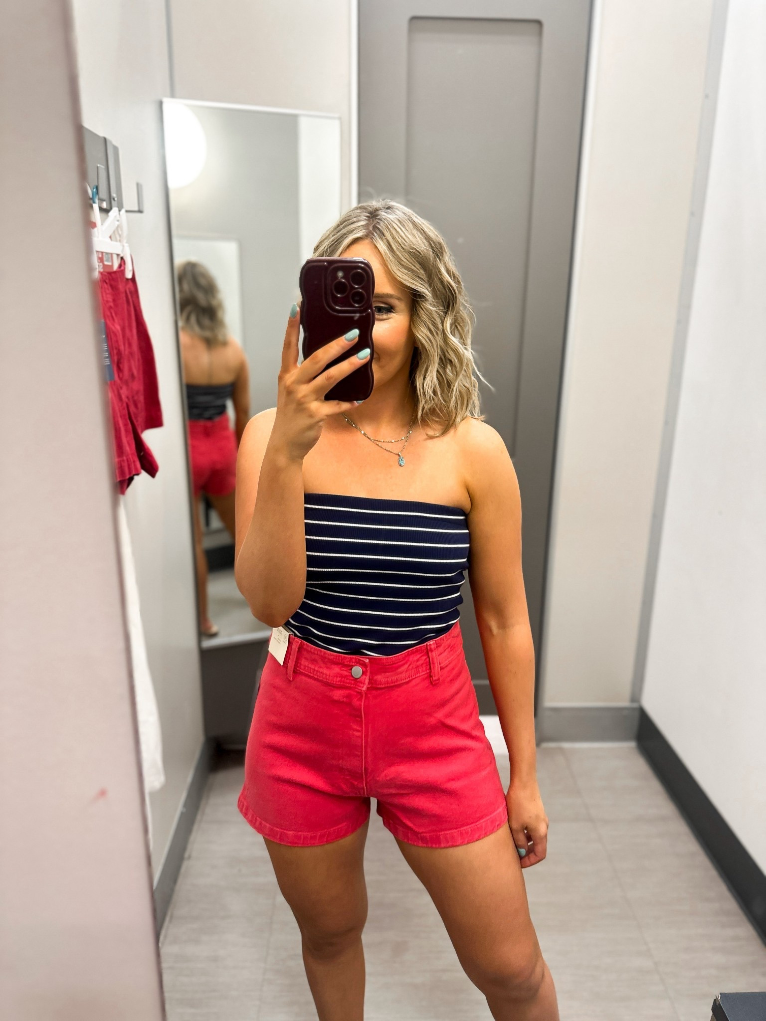 For reference, I'm 5'3” 136 pounds.
Wearing a size medium in all dresses.
Wearing a size 8 in the red shorts.
Wearing a size small in the double lined tube top.
Wearing a size medium in all sweaters. 
Wearing a size medium in the white skort / top.
Wearing a size medium in the blue skirt.
Wearing a size small in the blue top in the two piece set.
Wearing a size 6 in the red pants.
Wearing a size medium in the black and white gingham pants.

Target has the cutest spring and summer outfits!
If you don't already know I am obsessed with rapid fire target hauls & everything here is worth every penny.






Target new arrivals | target new release 2025 | Spring outfit 2025 | affordable fashion | target style | target fashion | target finds | target run / come with me to target | target new release try on | target fashion 2025 | summer fashion 2025 | target haul 2025, simple cute casual outfit, workwear, teacher outfit, date night outfit, athletic wear, 4th of July, red white and blue outfits, Memorial Day outfit mom style mom fashion #springoutfits #affordablefashion #targetstyle #targetfashion #targetfinds #springfashion2025 #targetrun #targetnewarrivals #targethaul #targettryon #targetclothes #clothinghaul #targetlife #targetdoesitagain #target2025 @targetstyle #ltkstyletip #4thofjuly #redwhiteandblue #momstyle #momoutfits #momoutfit  

#LTKFindsUnder50 #LTKItBag #LTKStyleTip