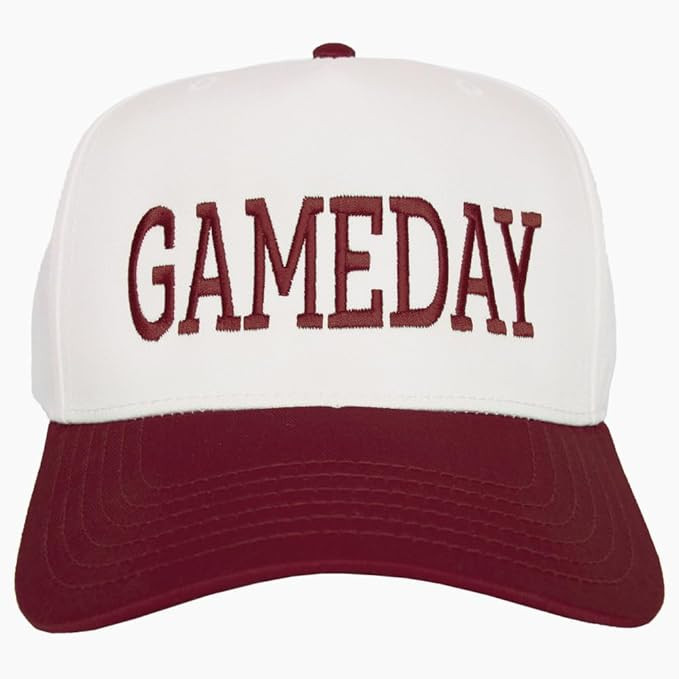 KATYDID Gameday Hat - Two Toned Vintage Hat - Stylish 5 Panel Hat for Women - Trendy Vintage Base... | Amazon (US)