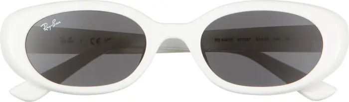 53mm Pillow Oval Sunglasses | Nordstrom