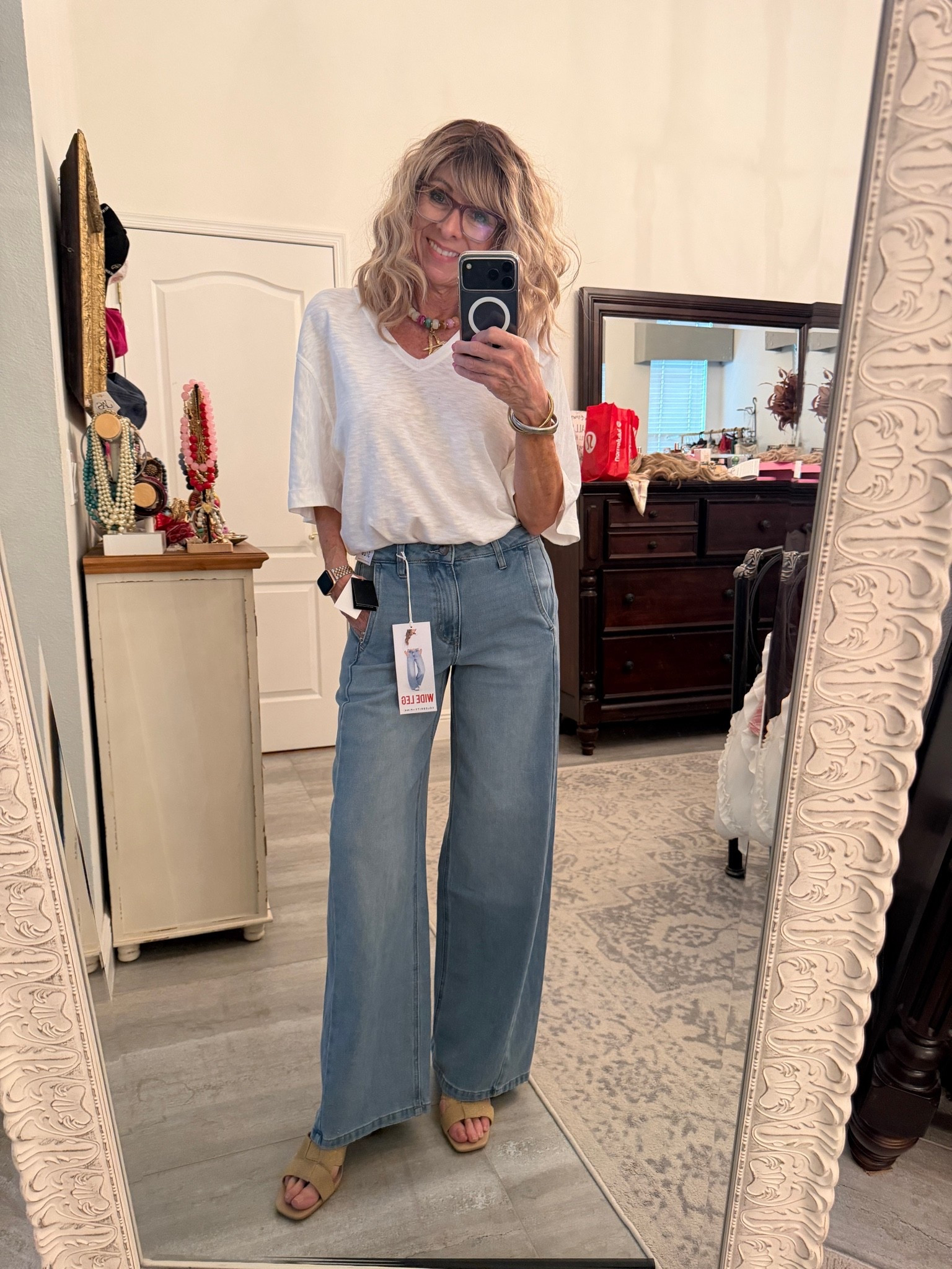 Wide leg denim for $24. Love these

#LTKOver40