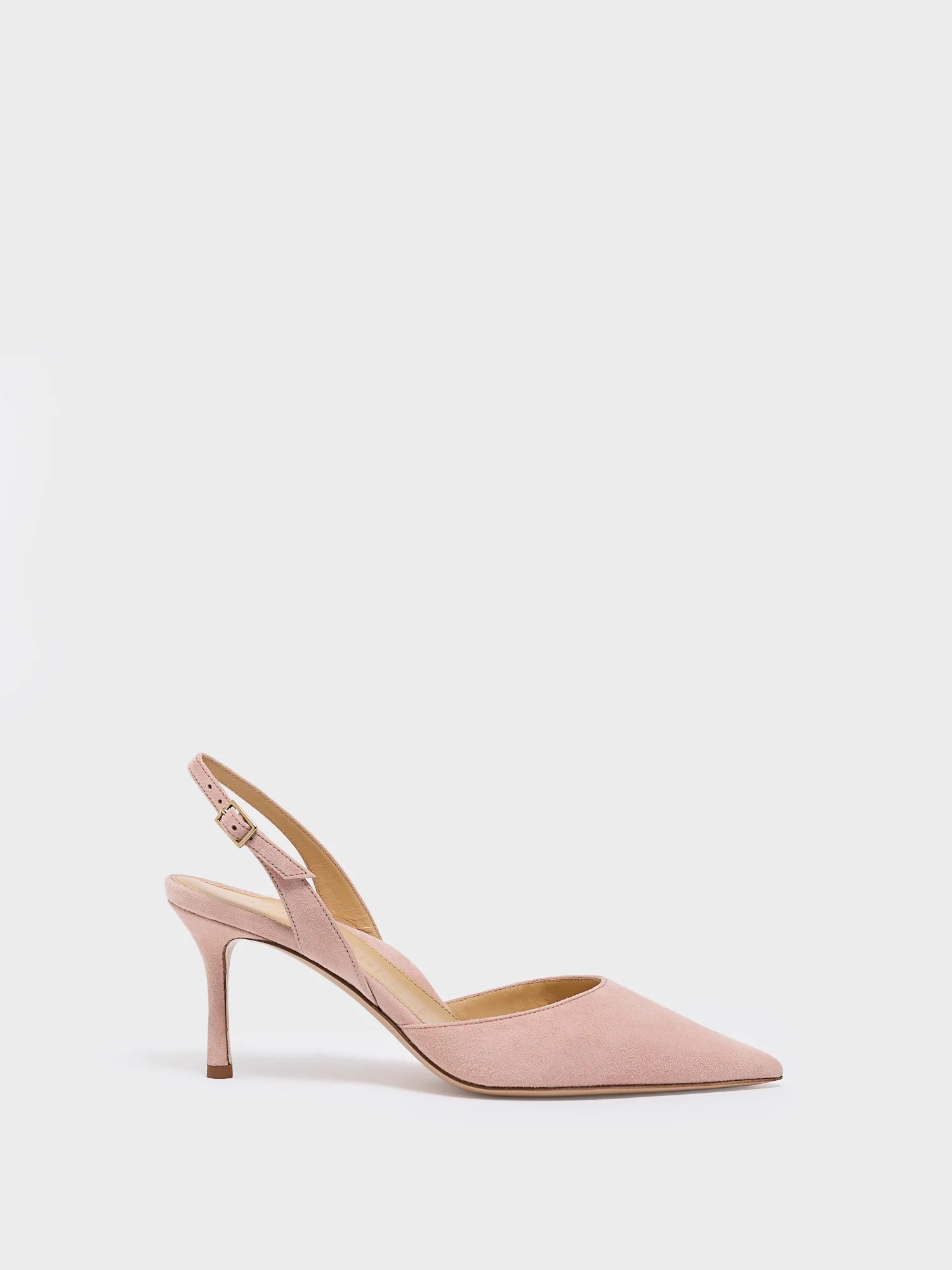 Classic Slingback 70 in Powder Suede | Unrivaled Comfort | Marion Parke