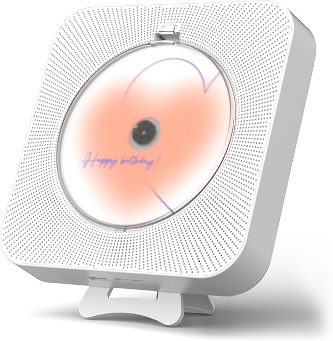 Rechargeable Cute CD Player with Blutooth 5.0; Portable Music Player for Home Decor; Remote Contr... | Amazon (US)