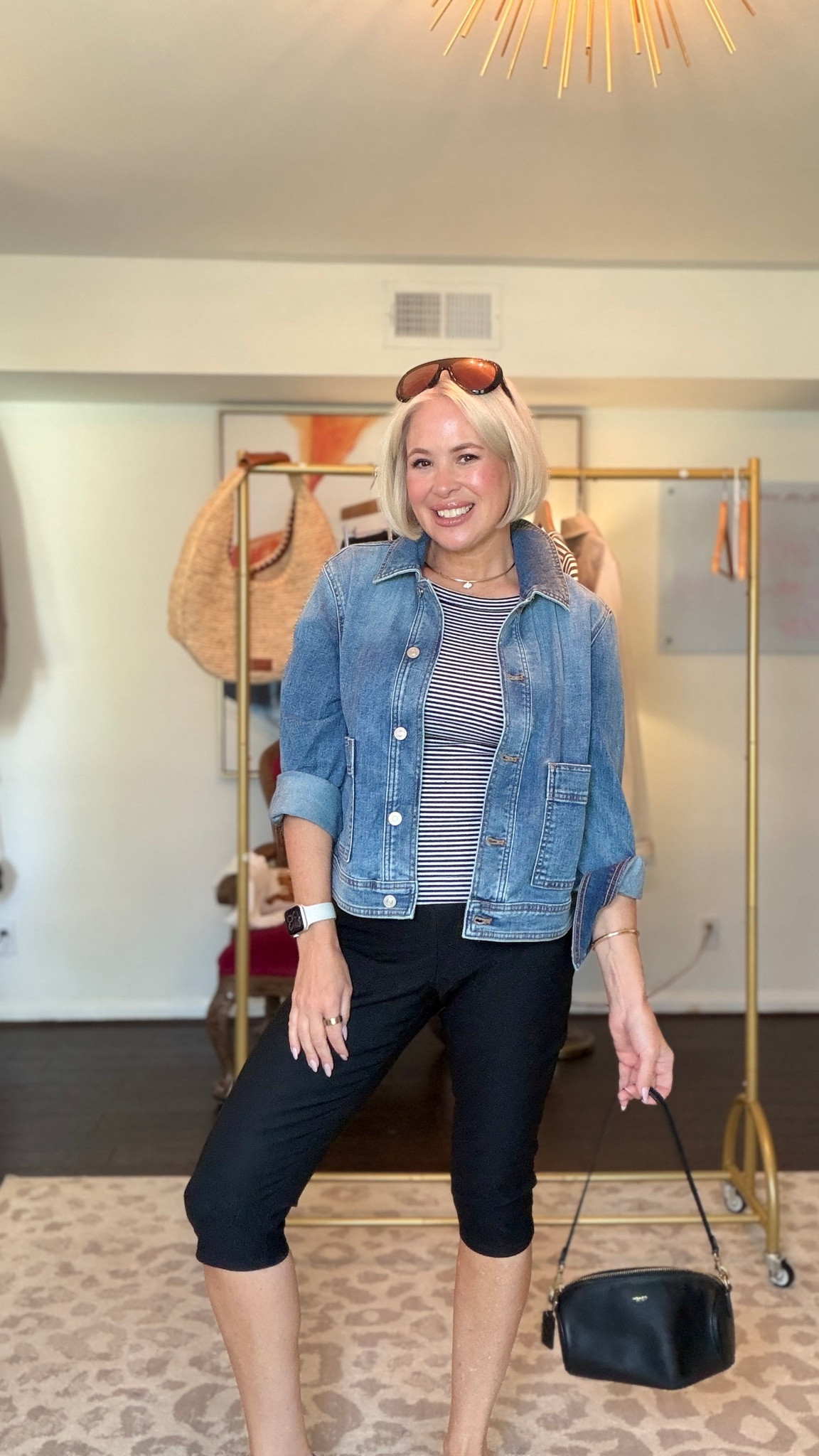 Love the way this outfit just flows together!! This jacket is a staple!

Summer dress,  summer outfit, midsize dress, over 40 fashion, travel outfit, mom life, what to wear, everyday chic, over 50 fashion, causal ootd, easy outfit, denim,

#LTKootd #LTKSeasonal #LTKgrwm