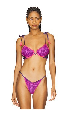 Capittana Stephanie Bikini Top in Purple from Revolve.com | Revolve Clothing (Global)