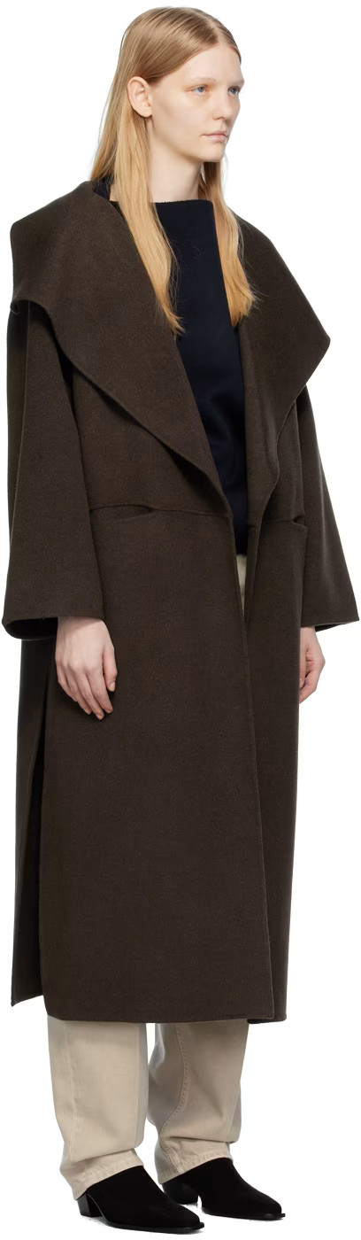 TOTEME - Brown Signature Coat | SSENSE