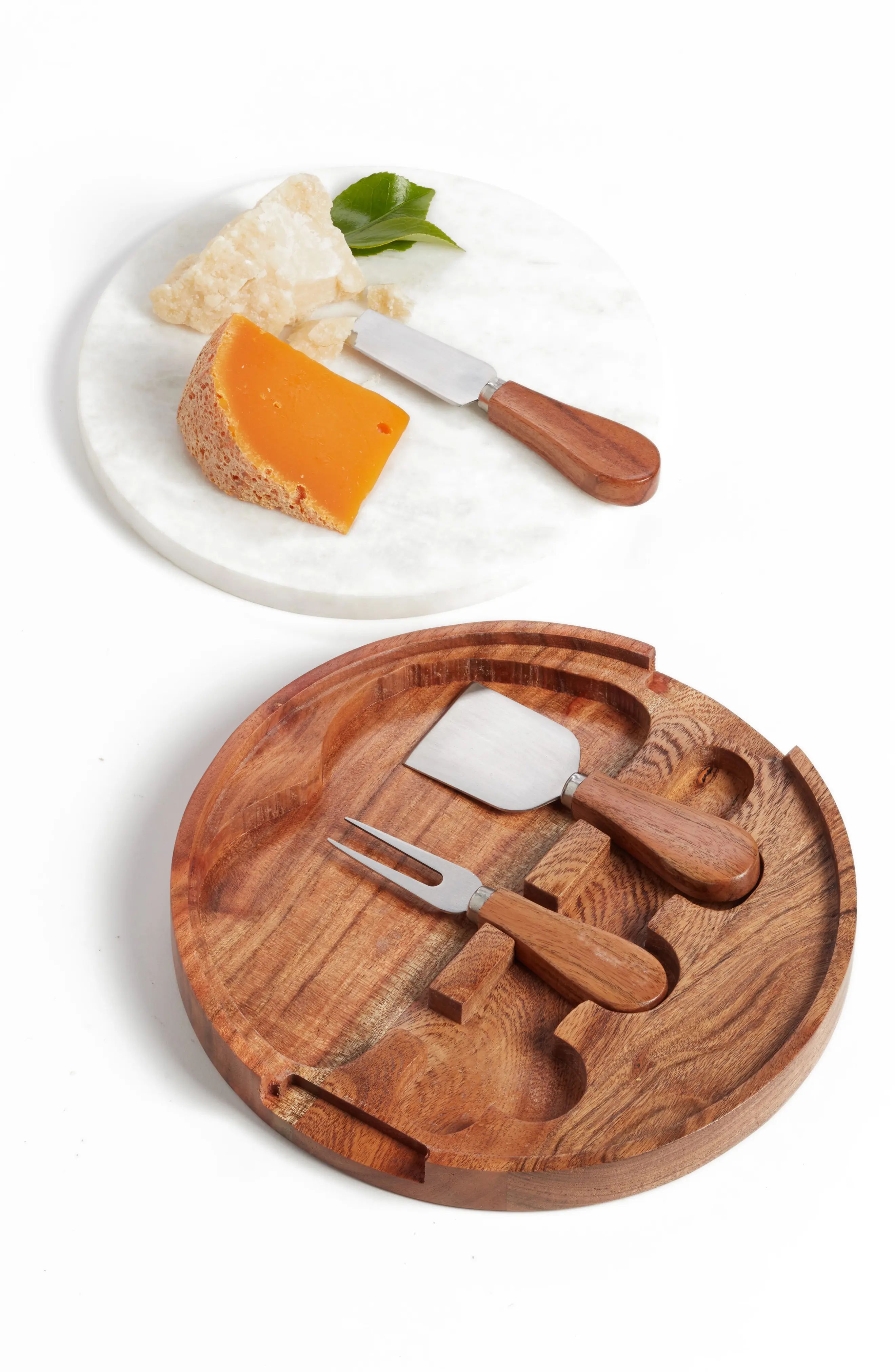 Nordstrom at Home Marble Topped Cheese Board & Cheese Knives | Nordstrom