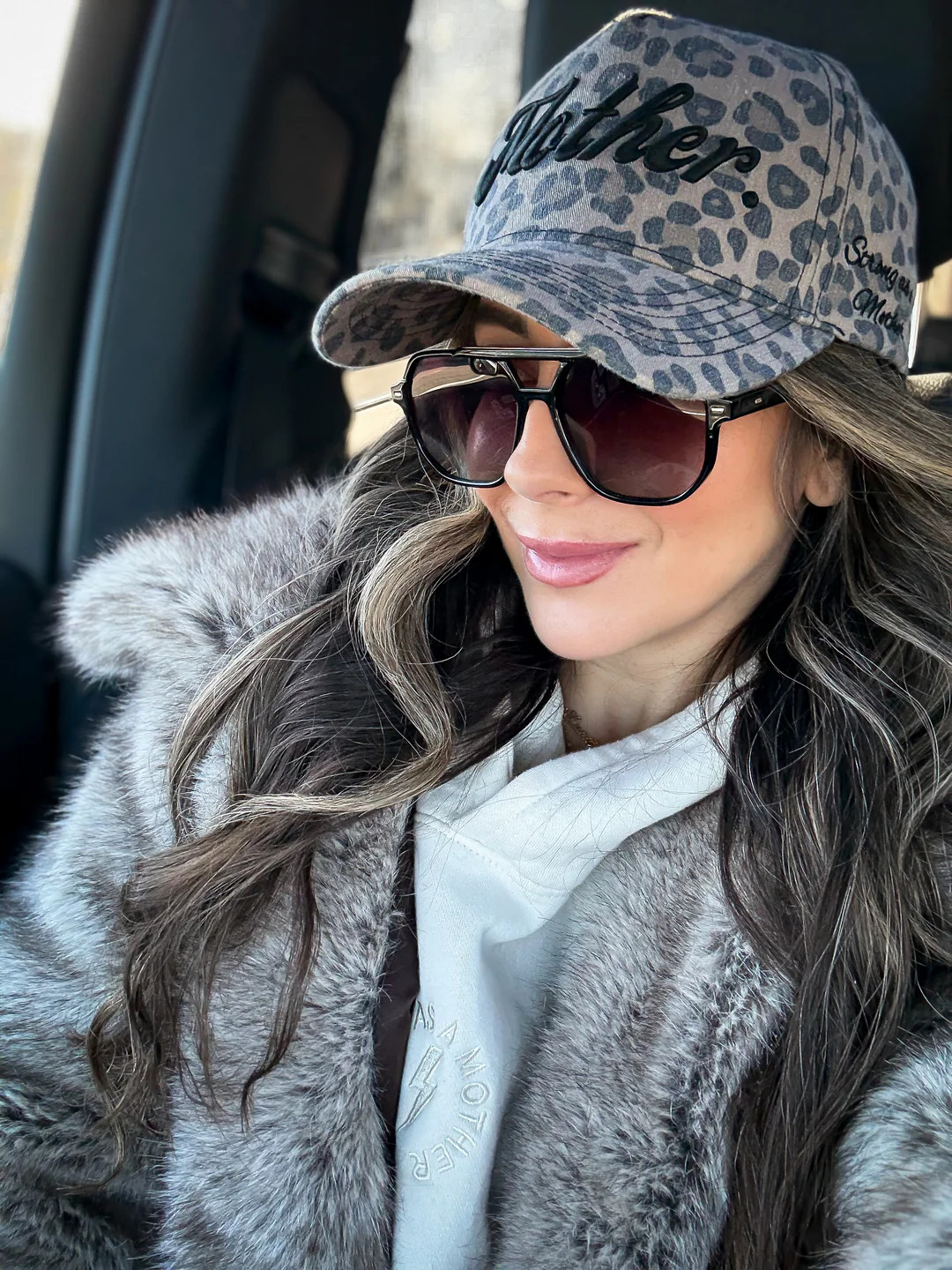 Strong as a mother® Canvas Hat - Leopard | Mother Hats