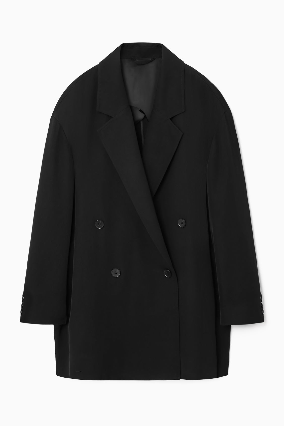 Oversized Draped Double-Breasted Blazer | COS UK