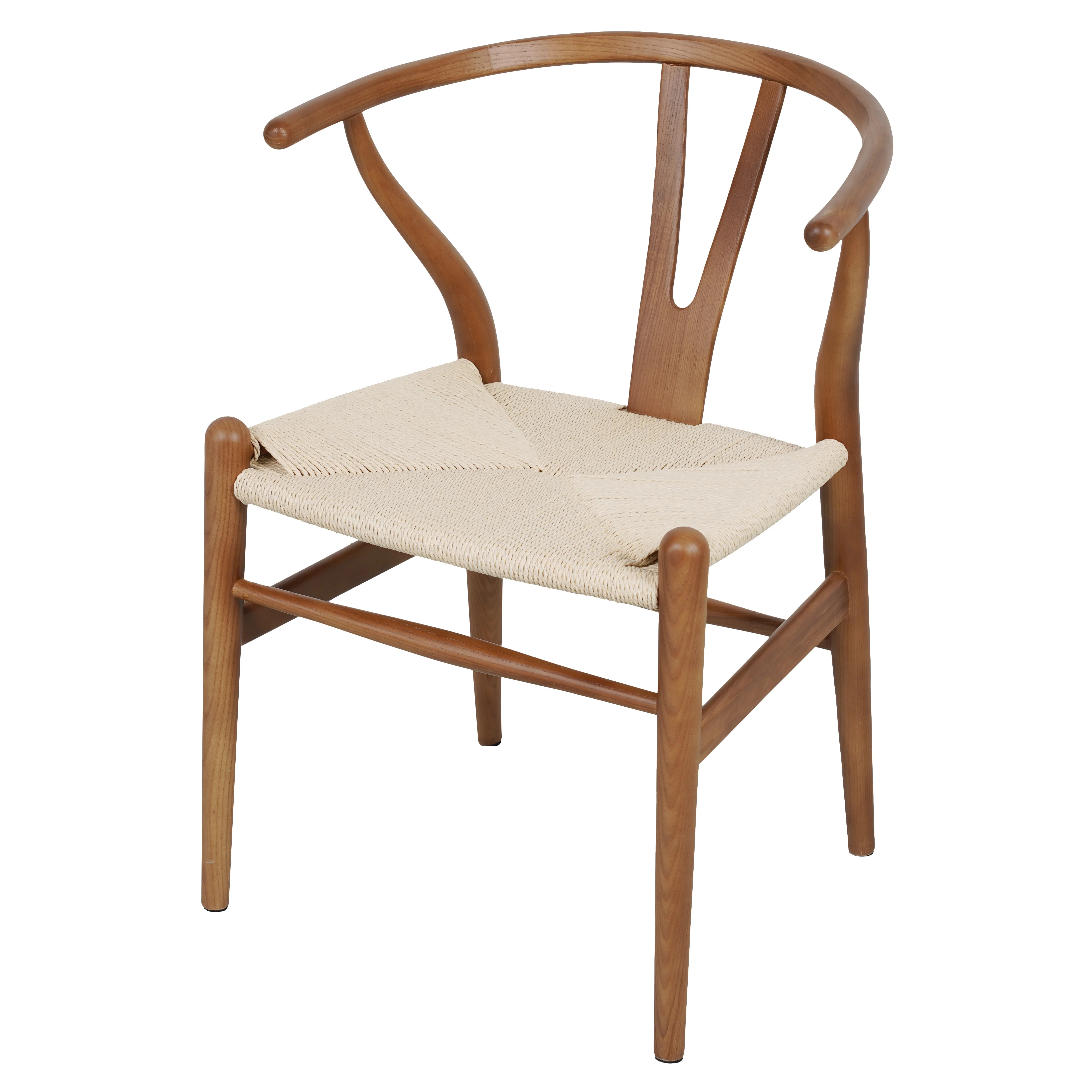 Tomile Wishbone Chair for Dining Room Ash Wood Hans Wegner Y Chair Solid Wood Dining Chairs Ratta... | Walmart (US)