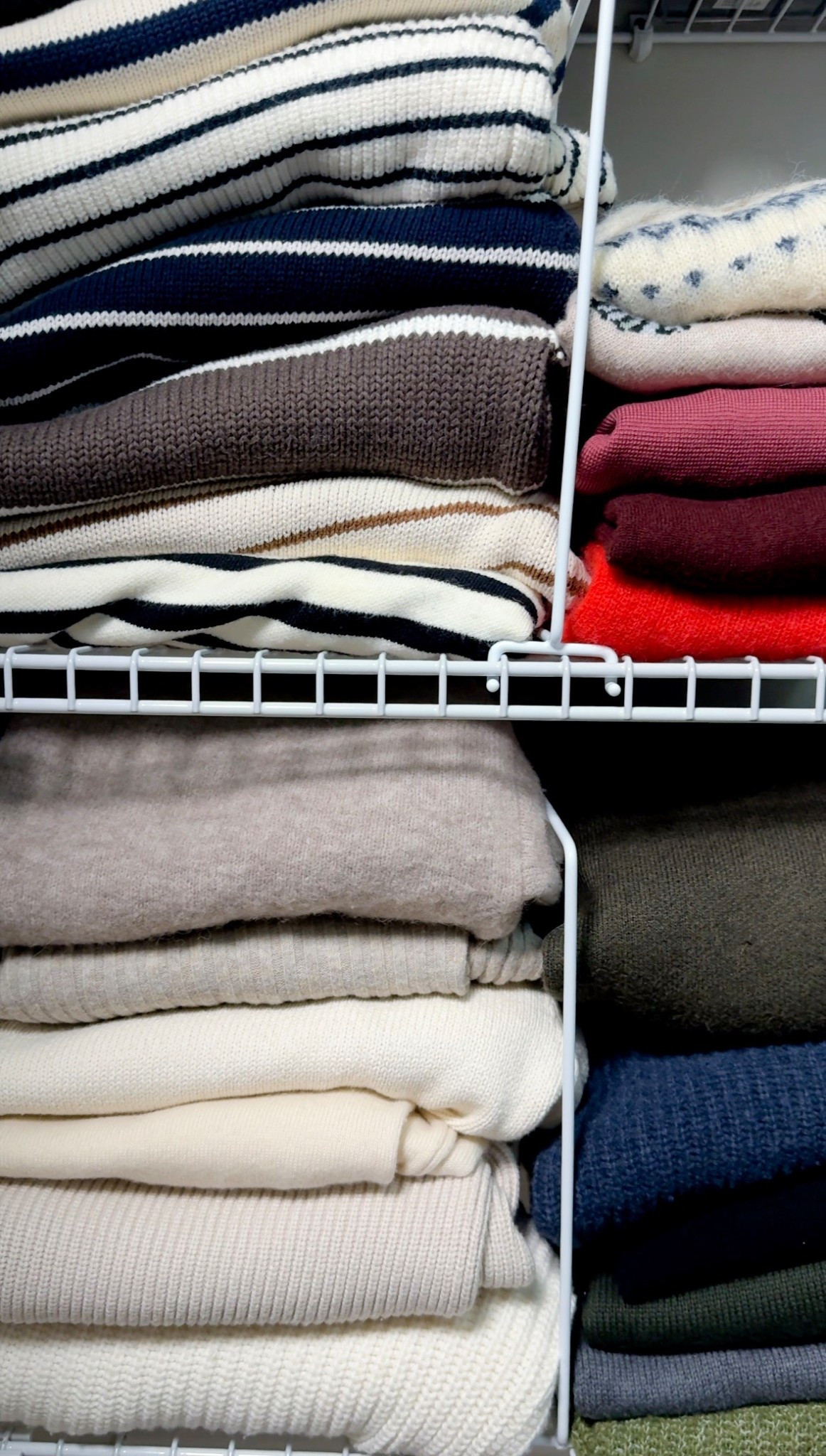 Closet shelf dividers! I use them for sweaters and jeans! So easy! #closetorganization  

#LTKgrwm #LTKootd