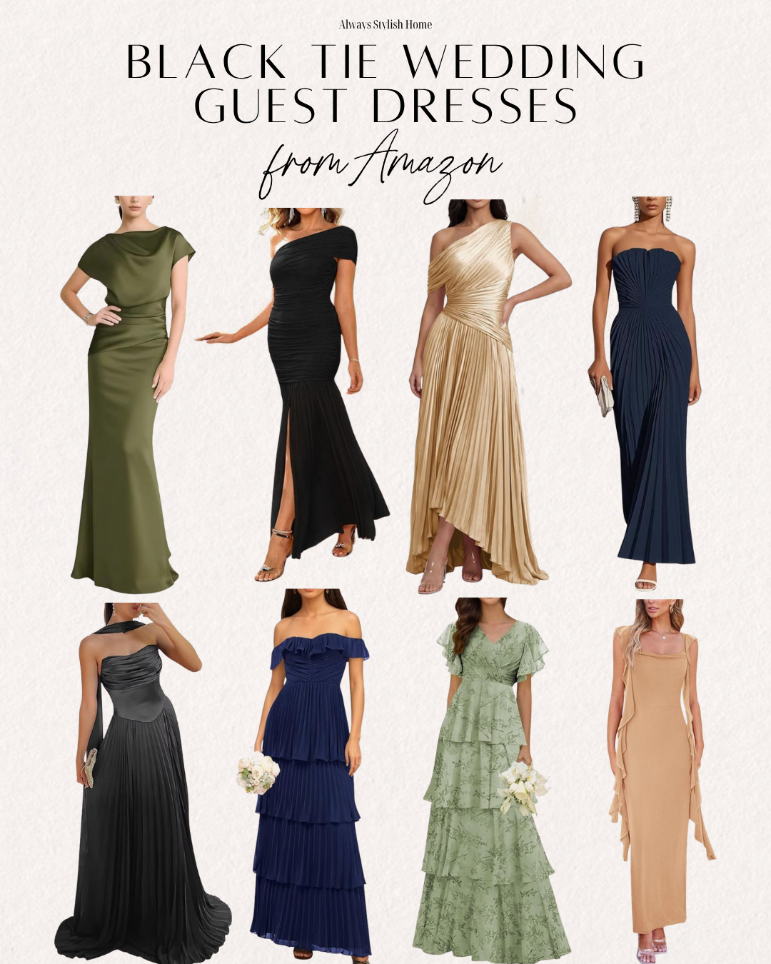 black tie wedding guest dresses from Amazon that look elegant and elevated without the high price tag. Think long formal gowns, sleek silhouettes, and timeless styles perfect for evening weddings and special events. These Amazon dress finds are perfect if you love affordable formalwear, classic styles, and chic wedding guest outfits.

#amazonfashionfinds #blacktiewedding #weddingguestdress #formalwear #amazondresses  

 #LTKootd #LTKSeasonal #LTKWedding