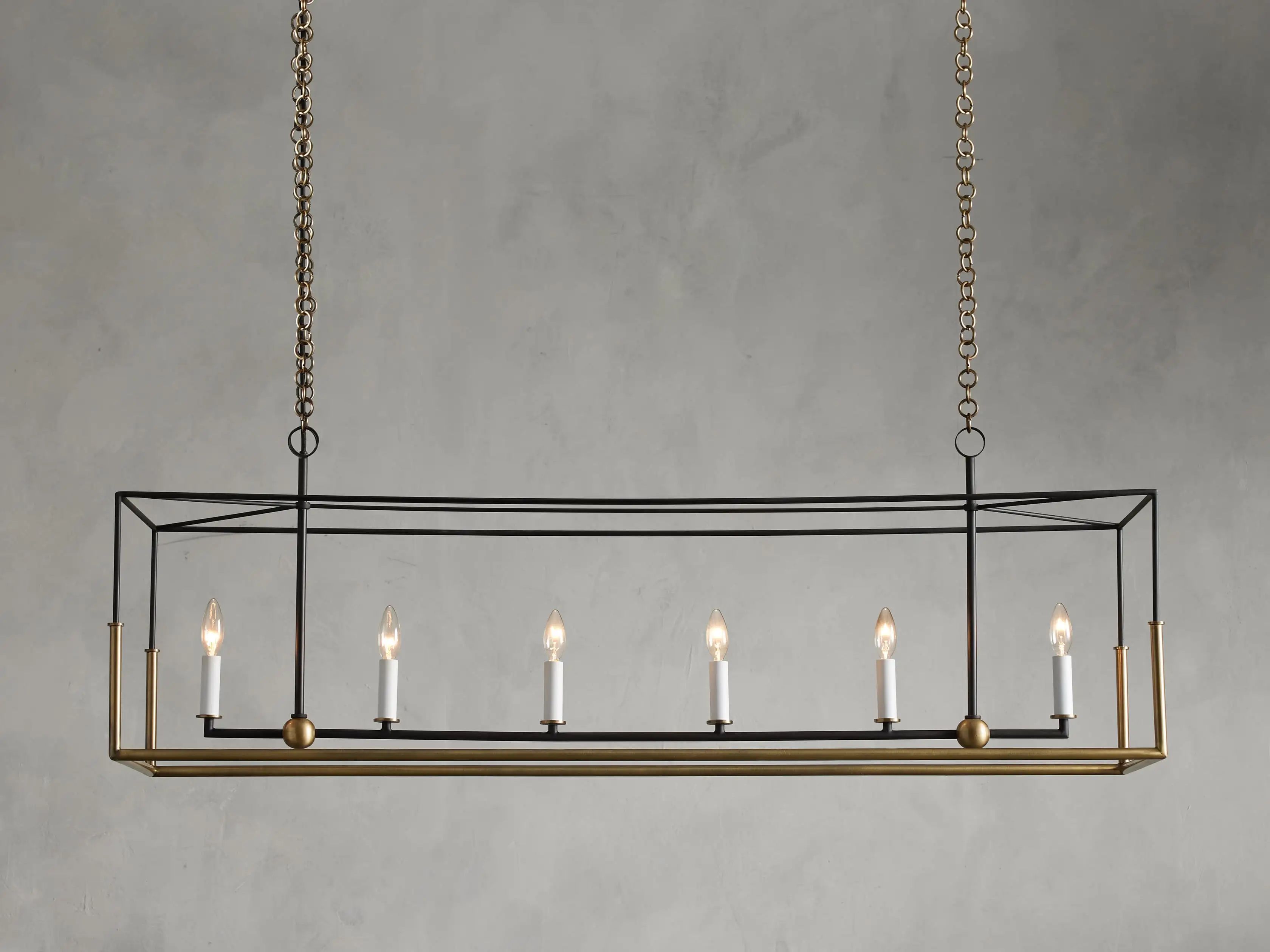 Holt 6-Light Linear Chandelier | Arhaus