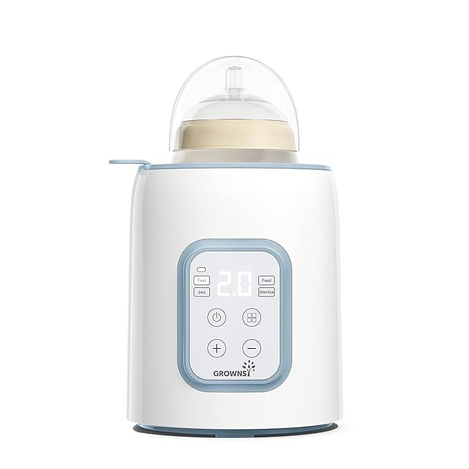 GROWNSY Bottle Warmer, 8-in-1 Fast Baby Milk Warmer with Timer for Breastmilk or Formula, Accurat... | Amazon (US)