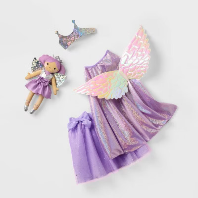 25.7" Angel Princess Dress-Up 3 with Doll 4pc Set - Gigglescape™ | Target
