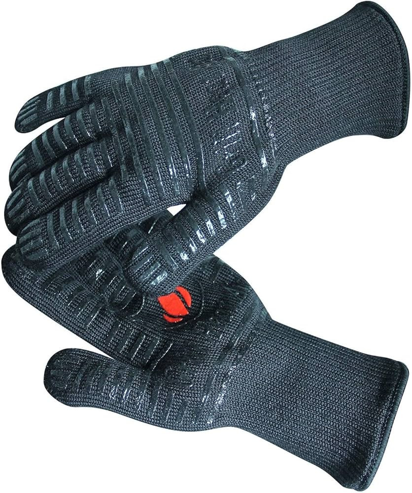 GRILL HEAT AID BBQ Gloves Heat Resistant 1,472℉ Extreme. Dexterity in Kitchen to Handle Cooking... | Amazon (US)