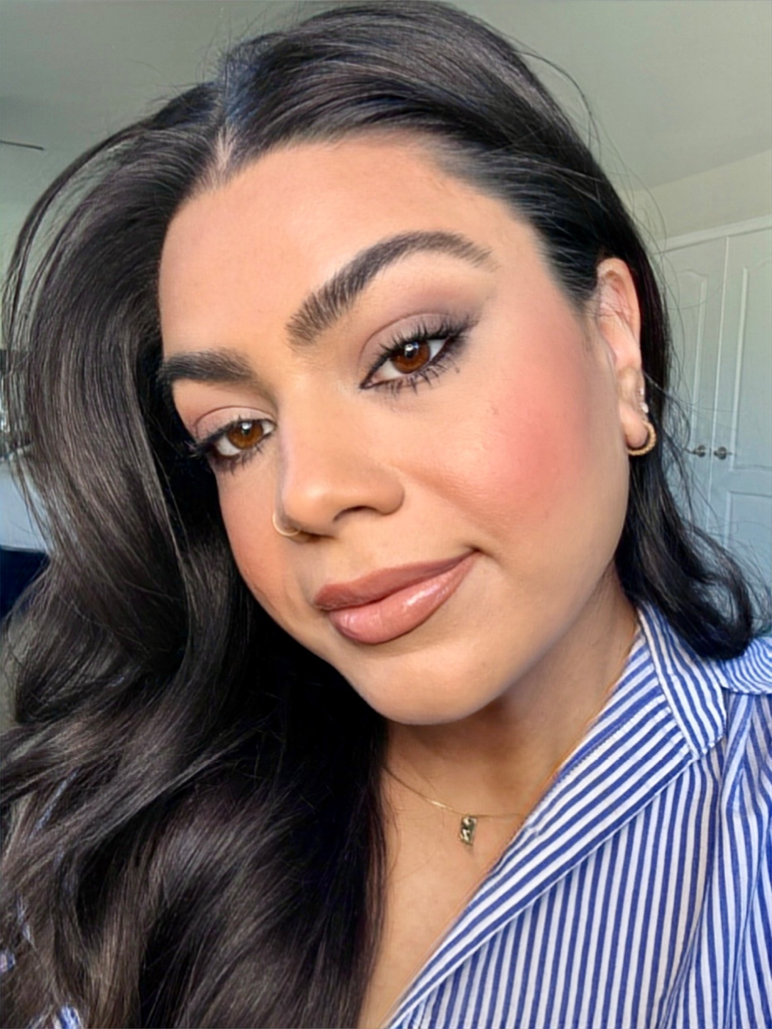 Natural fall makeup look for a wfh day

#LTKOver40 #LTKMidsize #LTKWorkwear