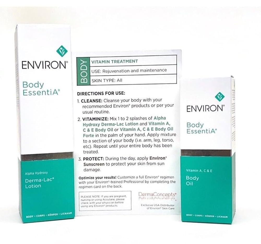 Environ Body Kit Normal - Derma-Lac Lotion & A, C & E Oil | Amazon (US)