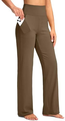 G Gradual Women's Yoga Pants Wide Leg wiht Pockets High Waist Stretch Loose Casual Lounge Sweatpa... | Amazon (US)