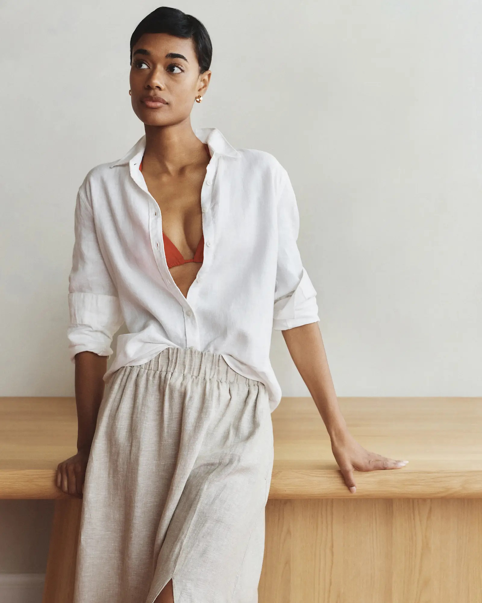 100% European Linen Long Sleeve Shirt | Quince