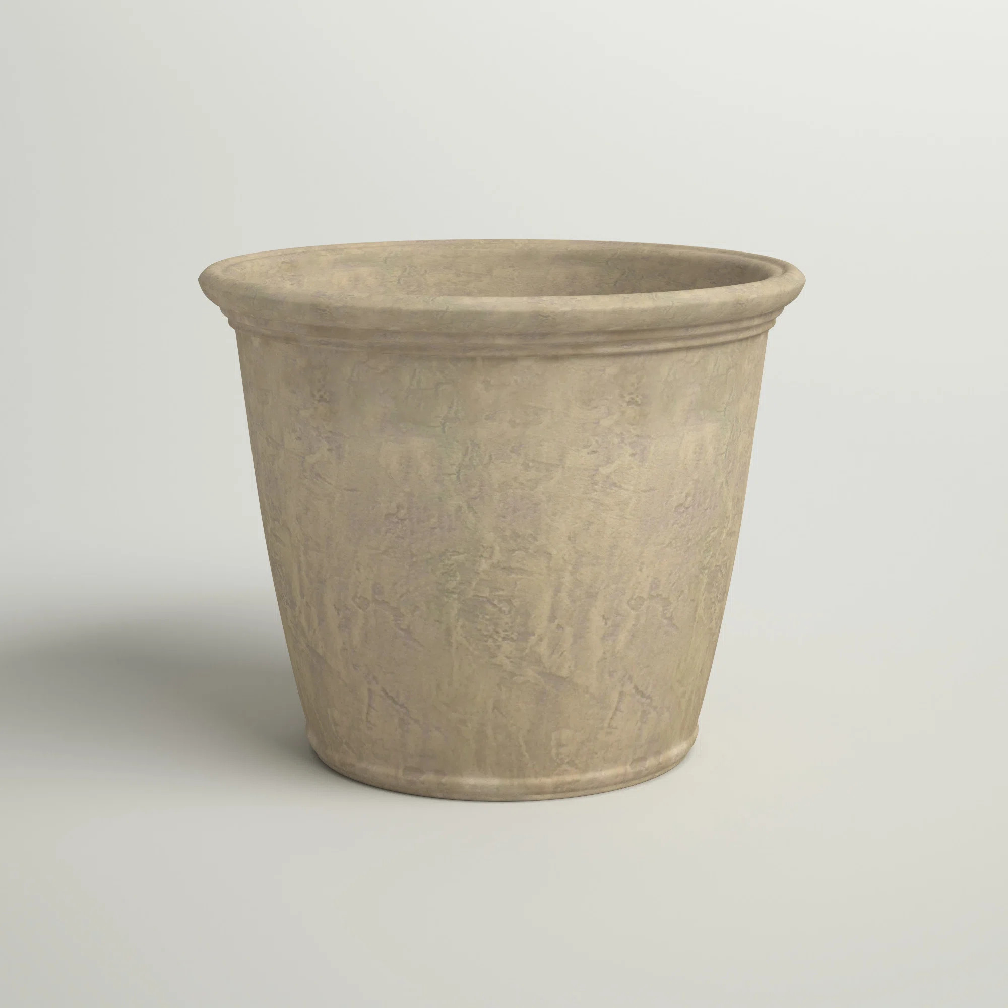 Blough 24" x 24" x 20" Round Polyresin Outdoor Planter Pot | Wayfair North America