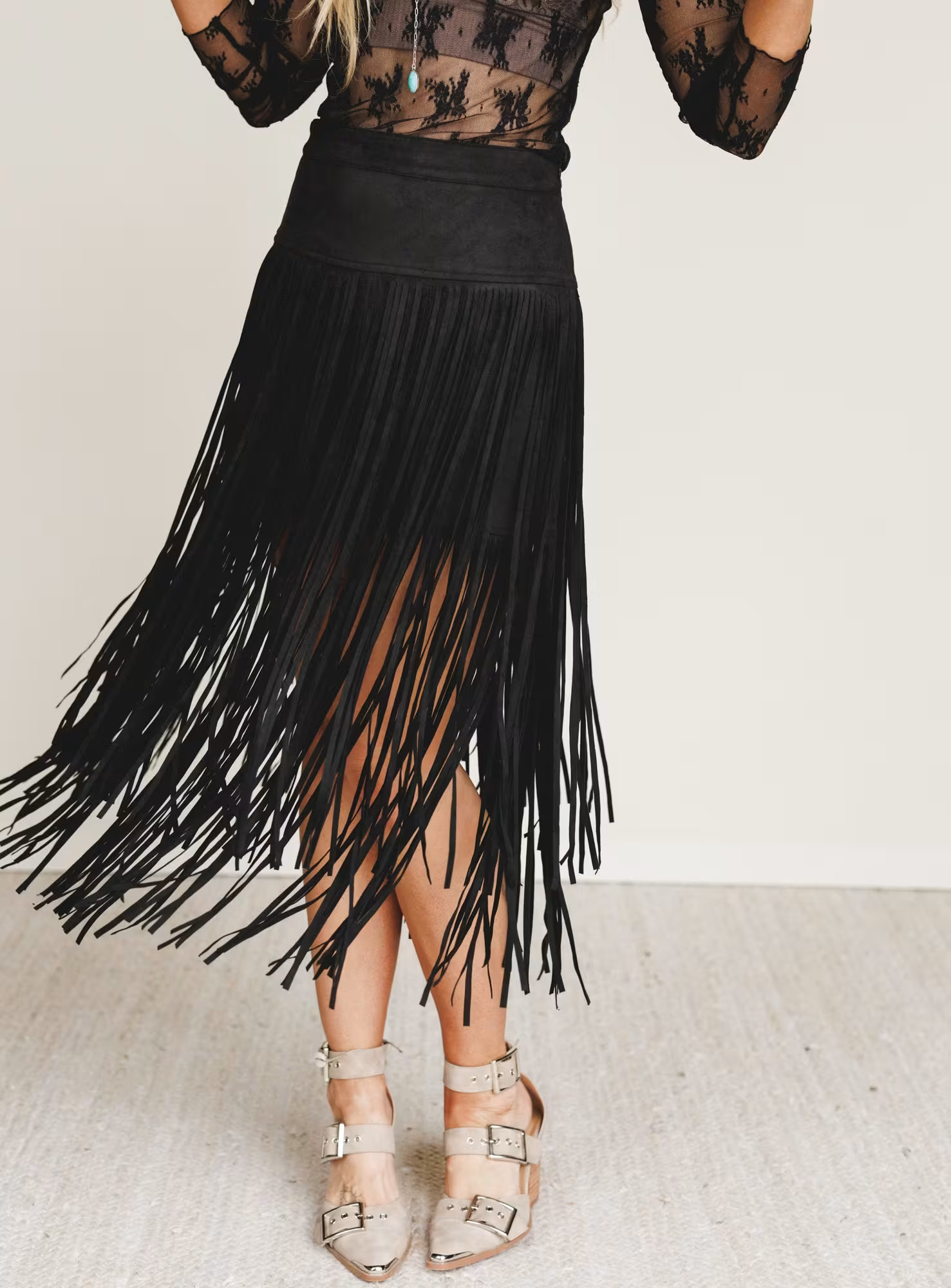 Swayed West Fringe Skirt — Three Bird Nest | Three Bird Nest