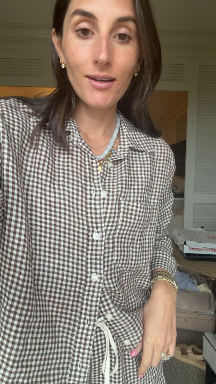 Gingham sold out but I linked similar color! 

#LTKootd