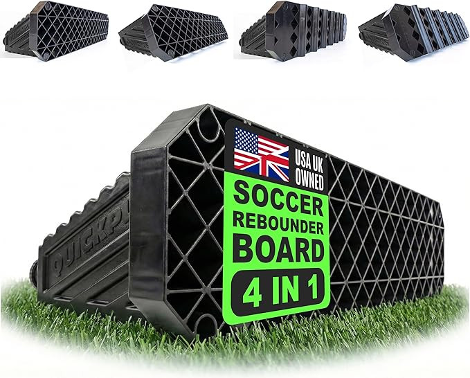 QuickPlay Replay Station 4-in-1 Soccer Rebounder Board - Portable Rebound Board for Backyard - Du... | Amazon (US)