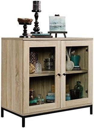 Sauder 420035 North Avenue Display Cabinet, For TVs up to 32", Charter Oak finish | Amazon (US)