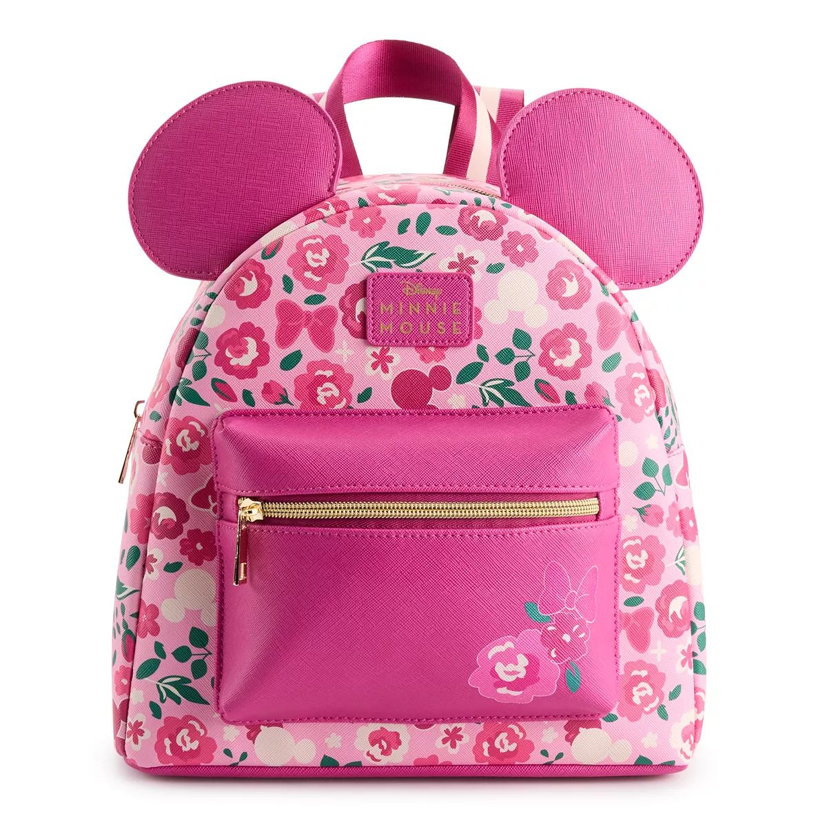 Disney's Minnie Mouse Pink Floral Print Mini Backpack | Kohl's