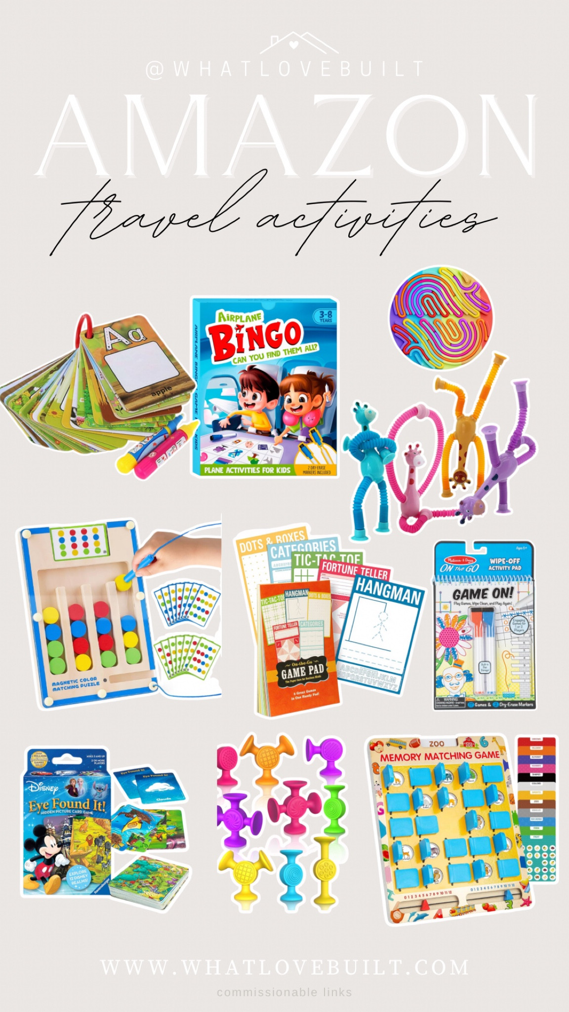 Amazon Kid’s Travel Activities for the Car or Airplane 🩷

#travel #kids #family #airplane #activity #game #plane #vacation #vacay 

#LTKKids #LTKTravel #LTKFamily