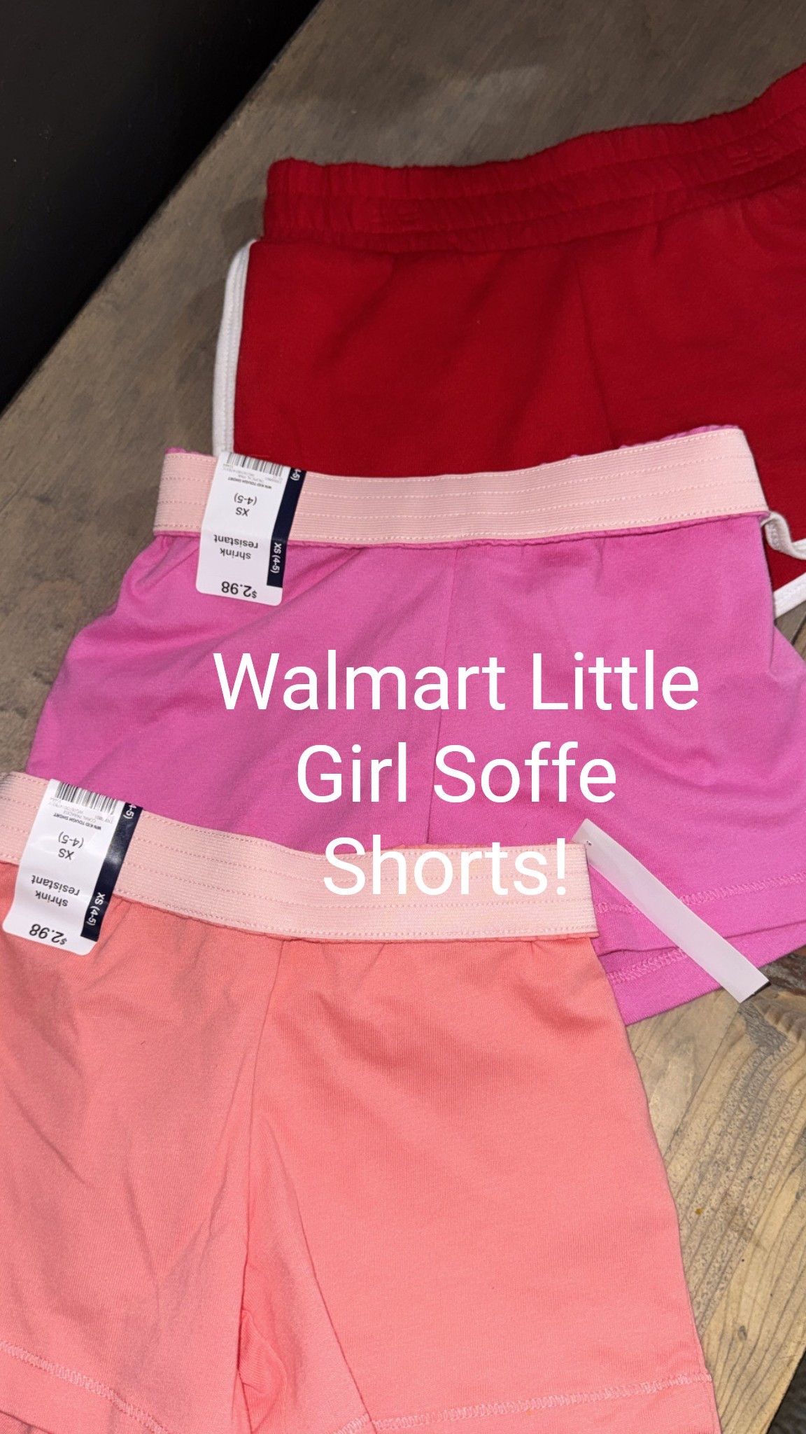 Walmarts little girl soffe shorts under $5!! 

#LTKKids #LTKSaleAlert #LTKStyleTip