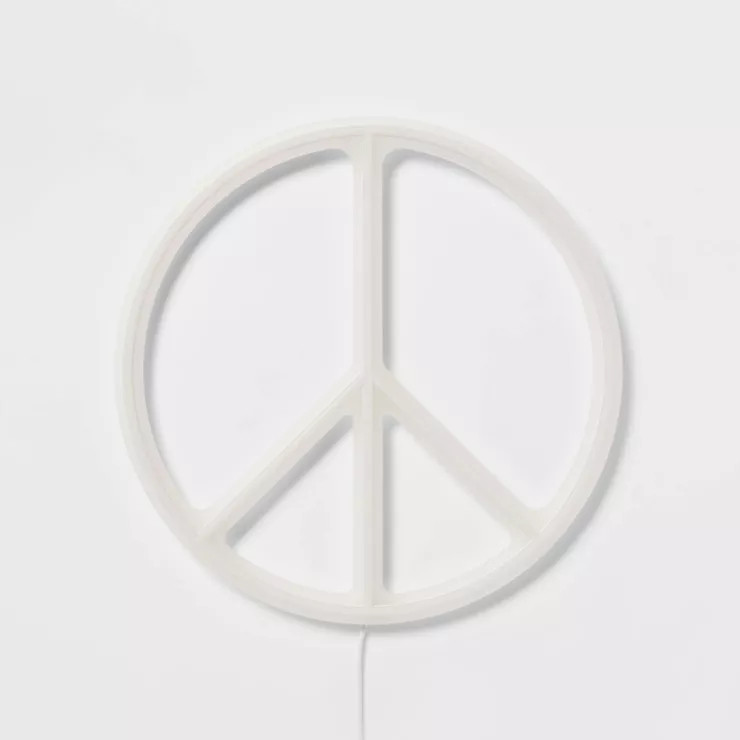 Peace Neon Wall Decor - Pillowfort™ | Target