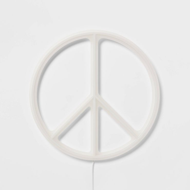 Peace Neon Wall Decor - Pillowfort™ | Target