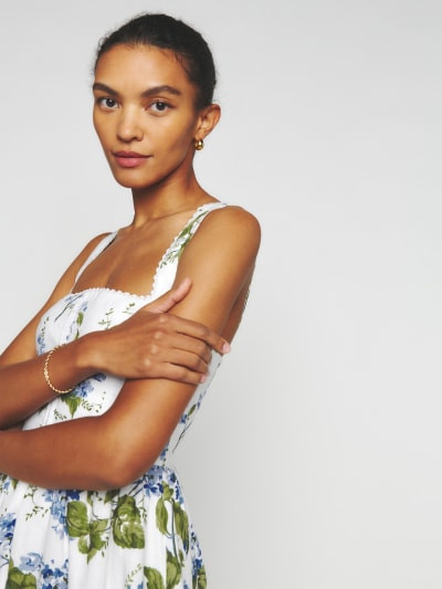 Tagliatelle Linen Dress | Reformation (Global)