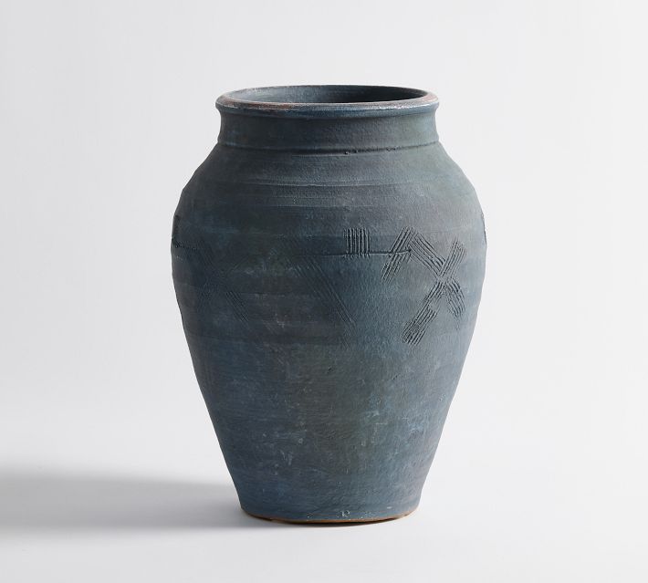 Indigo Artisan Handcrafted Vase | Pottery Barn (US)