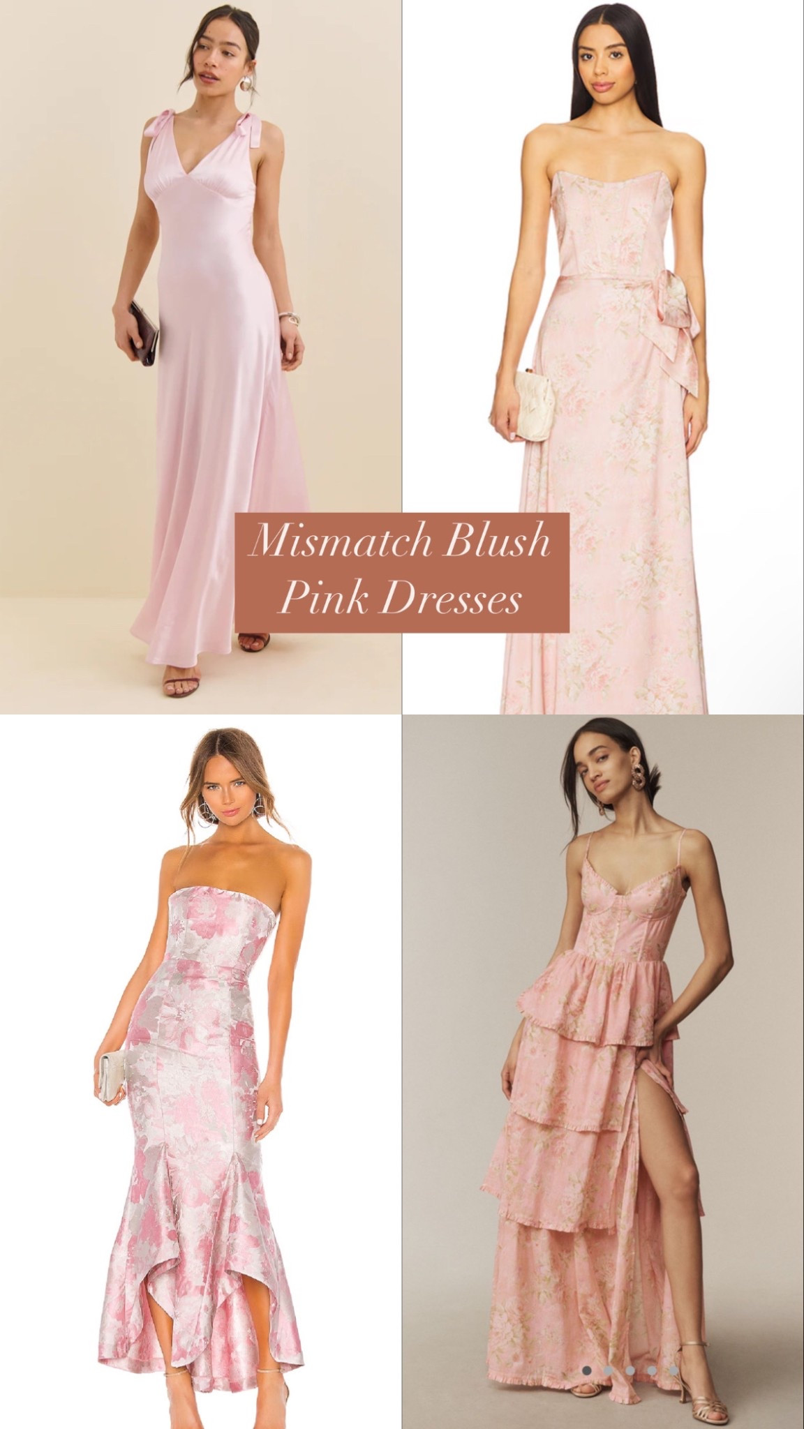 Mismatch Blush Pink Dresses

Perfect for Bridesmaids or Wedding Guests

#LTKSeasonal #LTKParties #LTKWedding