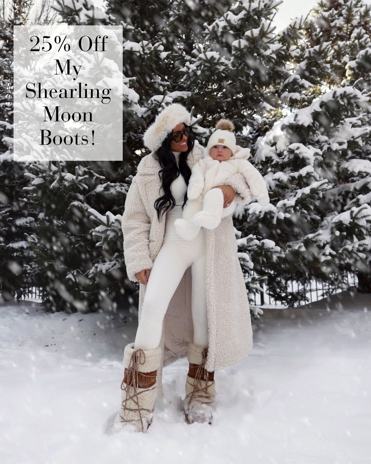 Shopbop Black Friday and cyber Monday deals
Save 25% off my shearling moon boots 
Ugg shearling coat on sale 

#LTKCyberWeek #LTKSaleAlert #LTKSeasonal