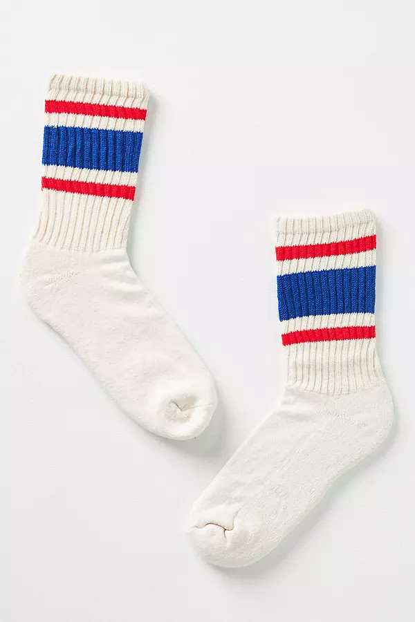 American Trench Retro Socks By American Trench in Blue | Anthropologie (US)