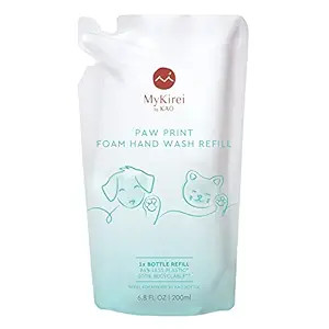 MyKirei by KAO Paw Print Foam Hand Wash Soap 1X Refill, Nourishing, Paraben Free, Cruelty Free an... | Amazon (US)