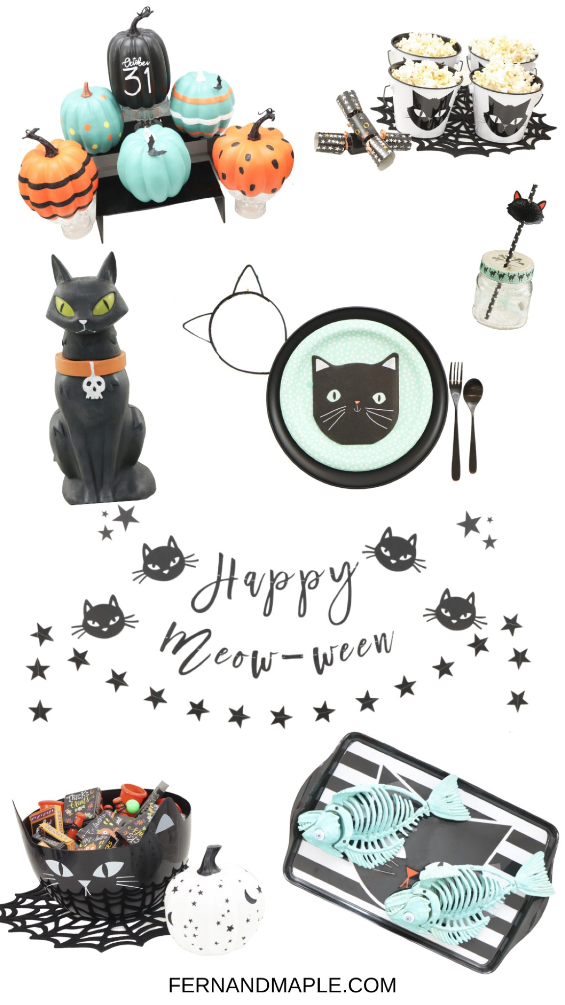 Throw the purr-fect Black Cat Halloween themed party for all of the cat-loving kiddos in your life with these decorating ideas!

#LTKhome #LTKparties #LTKSeasonal