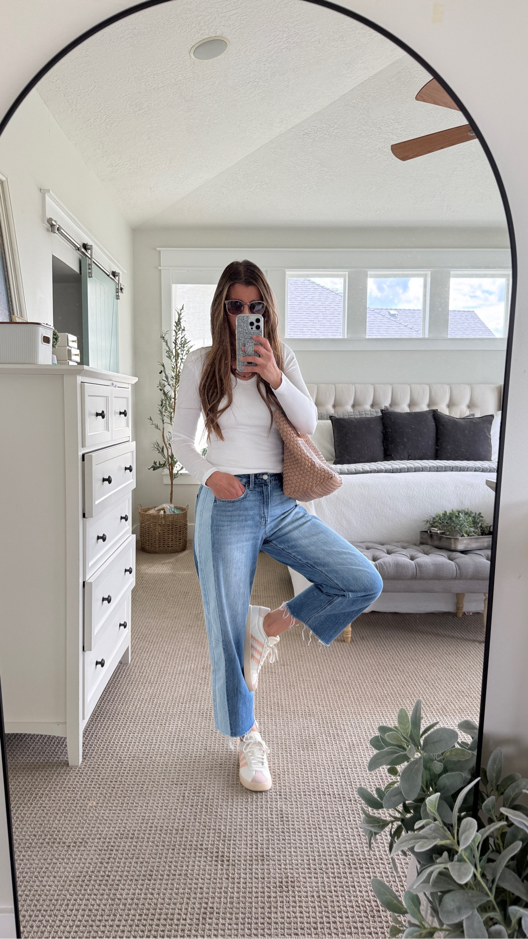 Loving this new denim and the side stripe! Always get compliments when I wear them.  True to size.  #ootd #momlife #momoutfits 



#LTKgrwm #LTKmomlife #LTKootd