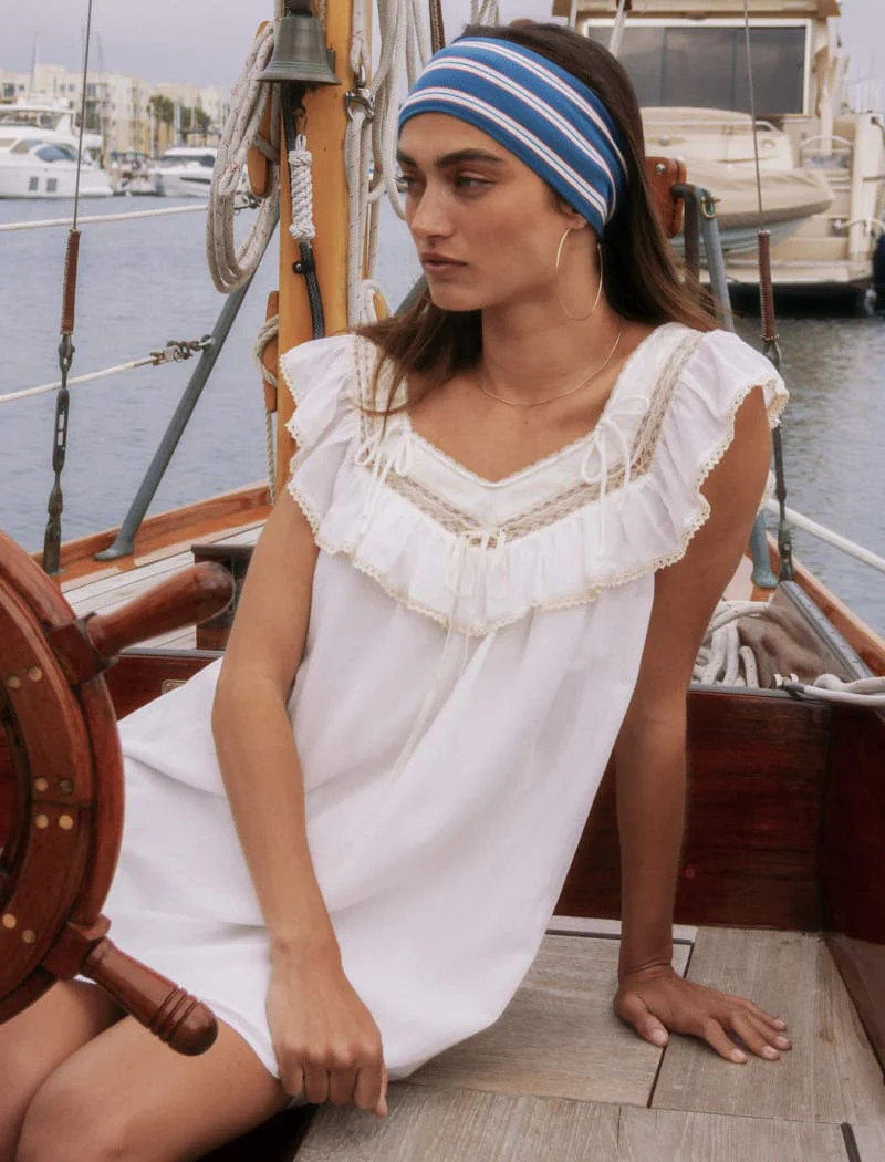 Teacup Mini Dress | White | Rumored