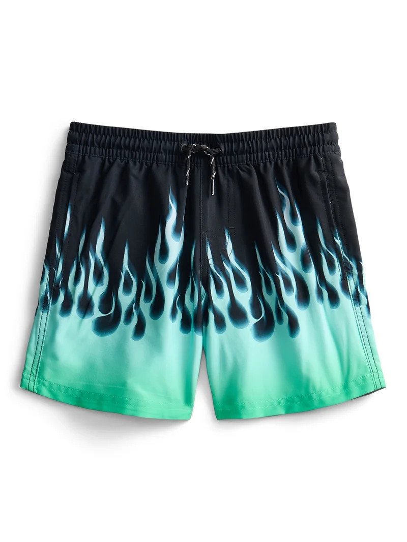 Weekend Academy Boys Printed Swim Trunks, Sizes 6-18 & Husky | Walmart (US)