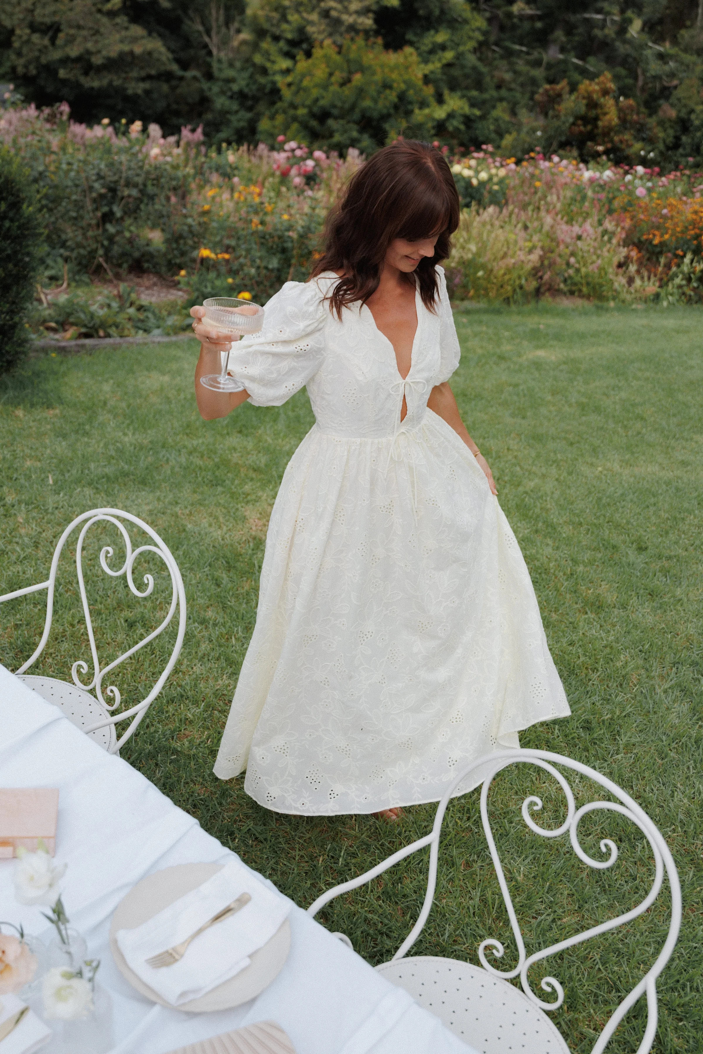Karla Maxi Dress - Butter Yellow Broderie | Petal & Pup (US)